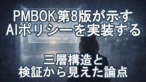 PMBOK第8版とAIポリシー