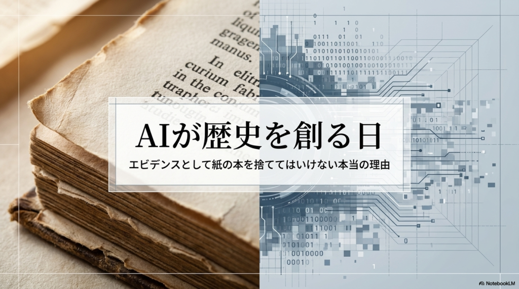 AIが歴史を創る日